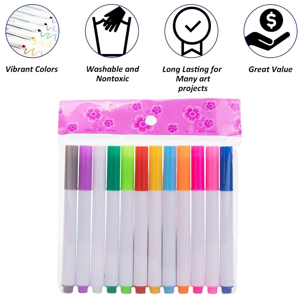 HASTHIP Alcohol Markers (12Pcs) HASTHIP Alcohol Markers (12Pcs)